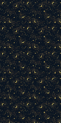 Store occultant fenêtre lune et étoiles