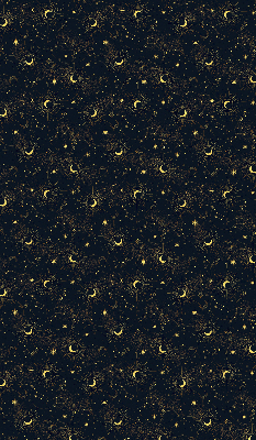 Store occultant fenêtre lune et étoiles