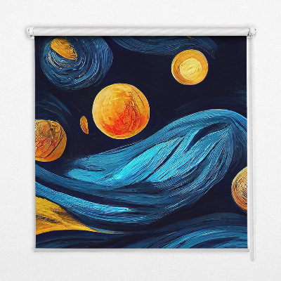 Store fenêtre intérieur pour les planètes