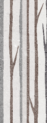 Store occultant fenêtre avec motif de troncs d'arbres