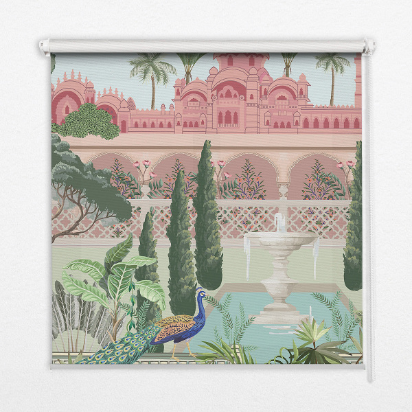 Store enrouleur occultant palais avec jardin