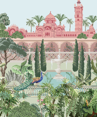 Store enrouleur occultant palais avec jardin