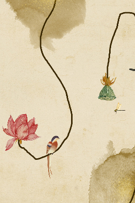 Store occultant fenêtre fleurs
