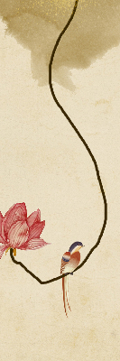 Store occultant fenêtre fleurs