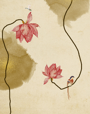 Store occultant fenêtre fleurs
