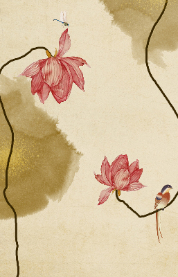 Store occultant fenêtre fleurs