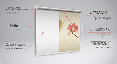 Store occultant fenêtre fleurs