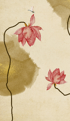 Store occultant fenêtre fleurs