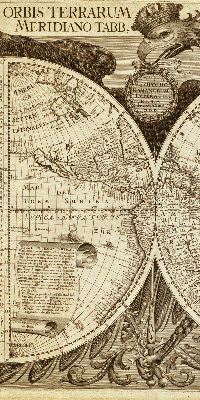 Store enrouleur occultant carte du vieux monde