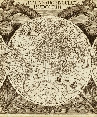 Store enrouleur occultant carte du vieux monde