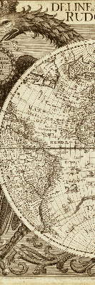 Store enrouleur occultant carte du vieux monde