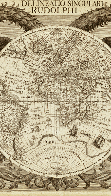 Store enrouleur occultant carte du vieux monde
