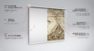 Store enrouleur occultant carte du vieux monde