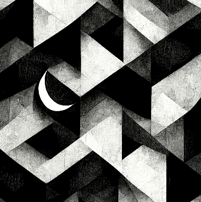 Store enrouleur occultant aux triangles abstraits