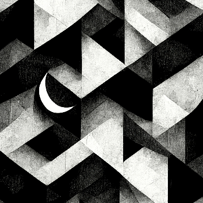 Store enrouleur occultant aux triangles abstraits