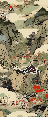 Store fenêtre intérieur pour la montagne