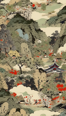 Store fenêtre intérieur pour la montagne