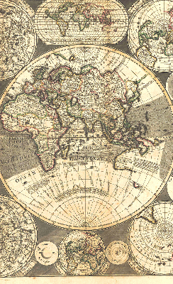 Store occultant fenêtre carte du monde