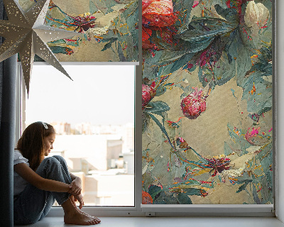 Store fenêtre intérieur de prairie