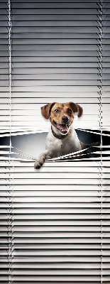 Chien pour fenêtre intérieure