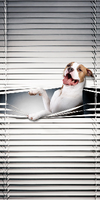 Store enrouleur occultant chien