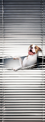 Store enrouleur occultant chien