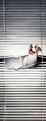 Store enrouleur occultant chien
