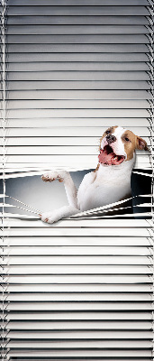 Store enrouleur occultant chien