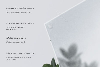 Plateau en verre rond Translucide