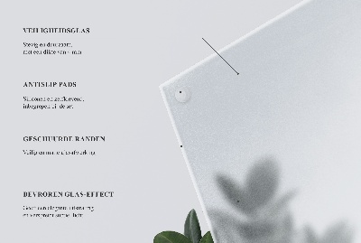 Plateau en verre rond Translucide