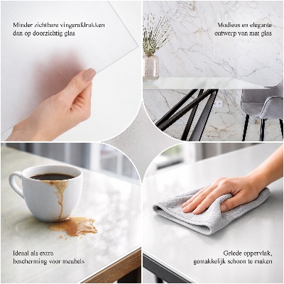 Plateau en verre rond Translucide