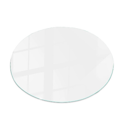 Plateau en verre avec impression Blanc pur