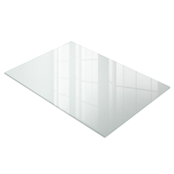 Plateau en verre rectangulaire Translucide