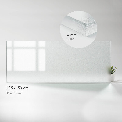 Plateau en verre rectangulaire Translucide