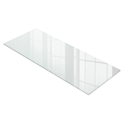Plateau en verre rectangulaire Translucide