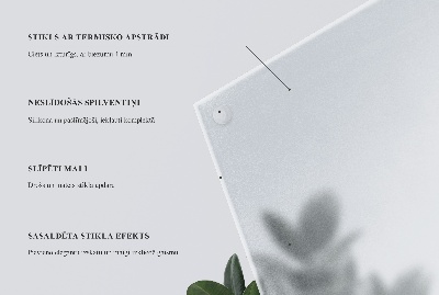 Plateau en verre rectangulaire Translucide