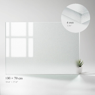Plateau en verre rectangulaire Translucide