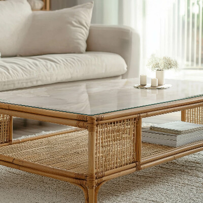 Plateau en verre rectangulaire Composition graphique marbrée