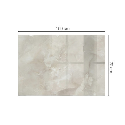 Plateau en verre rectangulaire Composition graphique marbrée