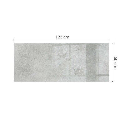 Plateau en verre rectangulaire avec impression Rayures sur surface en béton