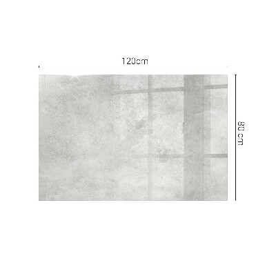 Plateau en verre rectangulaire avec impression Rayures sur surface en béton