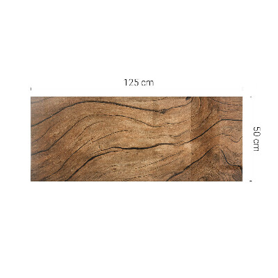 Plateau en verre rectangulaire Motif forestier élégant