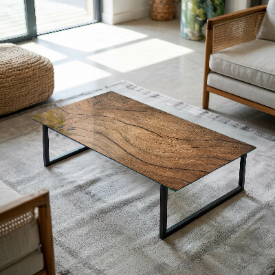 Plateau en verre rectangulaire Motif forestier élégant