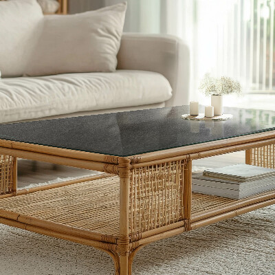 Plateau en verre décoratif avec impression Motif texture pierre