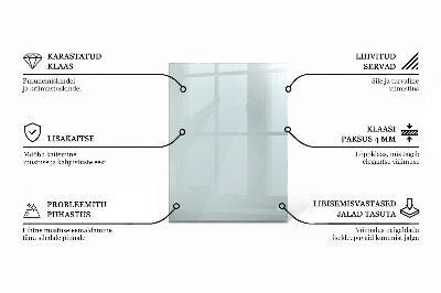 Plateau en verre rectangulaire transparent