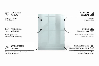 Plateau en verre rectangulaire transparent