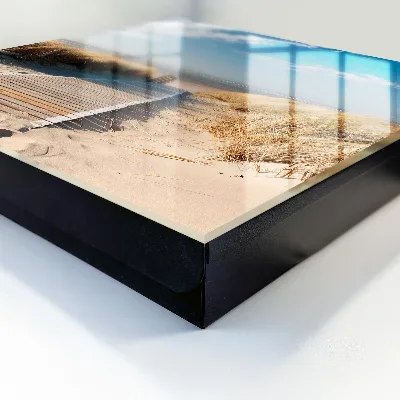 Armoire à clés décorative Une plage tranquille