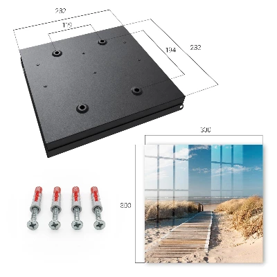 Armoire à clés décorative Une plage tranquille