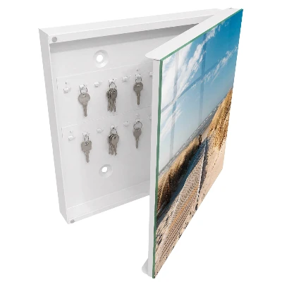 Armoire à clés décorative Une plage tranquille