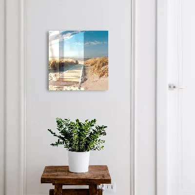 Armoire à clés décorative Une plage tranquille